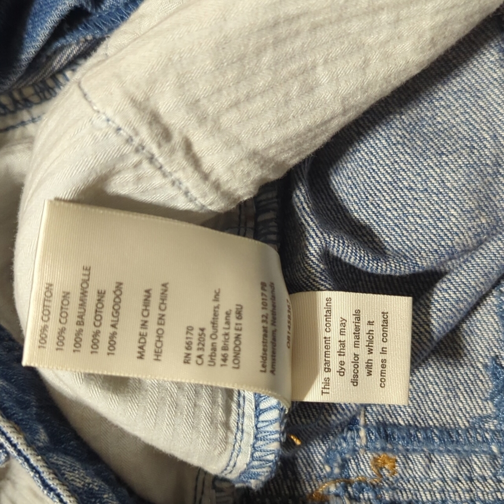 Free People Cargo Denim Mini Skort - Picture 8 of 9